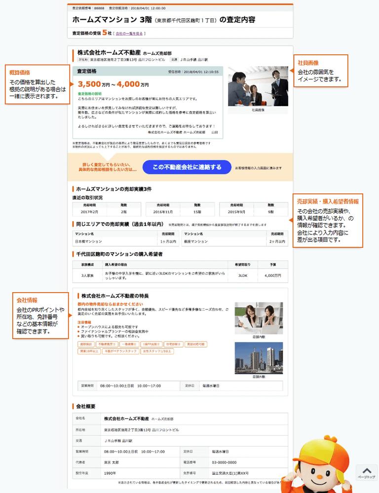 専用ページのサンプル